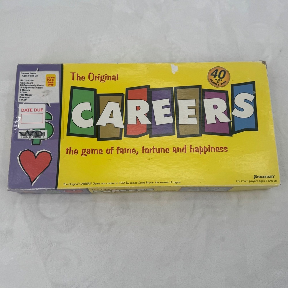 Vintage Pressman The Original Careers Board Game 1997 40th Anniversary Edition - Picture 1 of 3